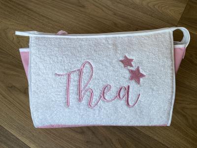 Baby Girl Personalized Bathrobe Gift Set